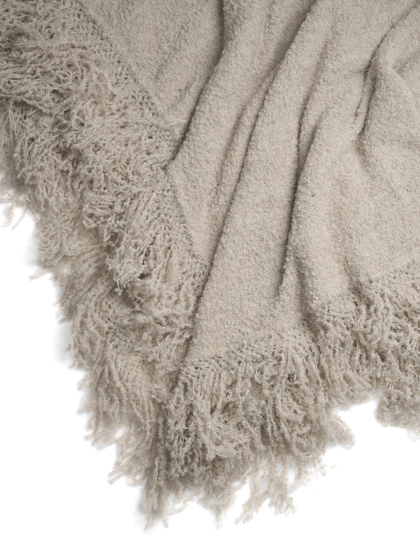 Beige Throw