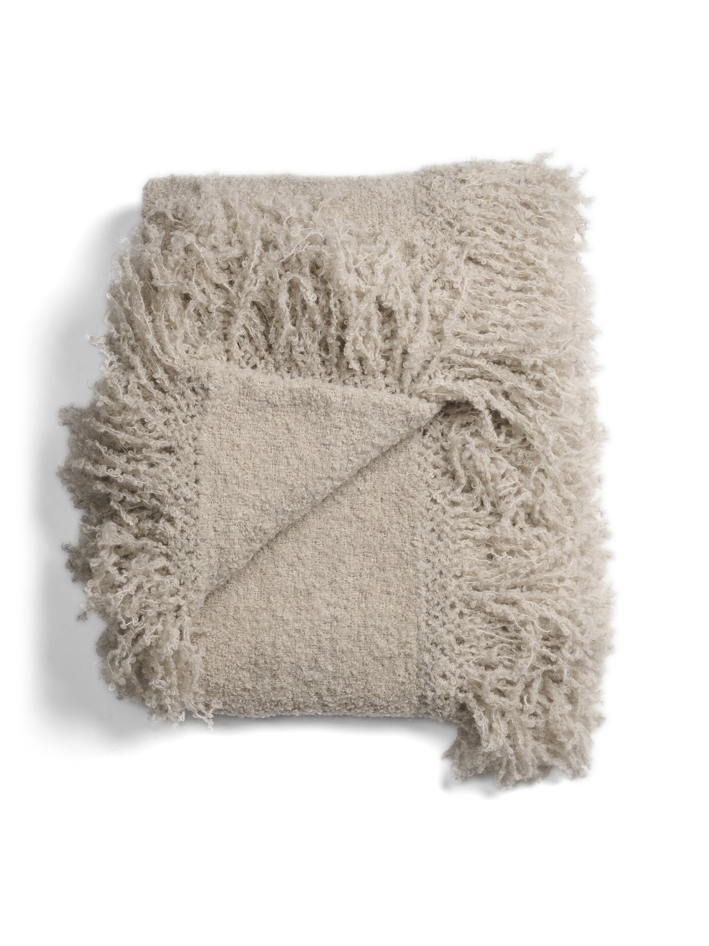 Beige Throw