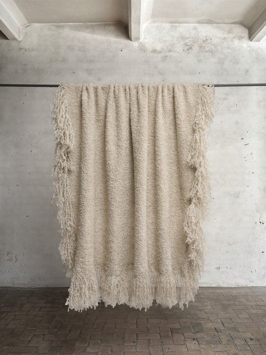 Beige Throw