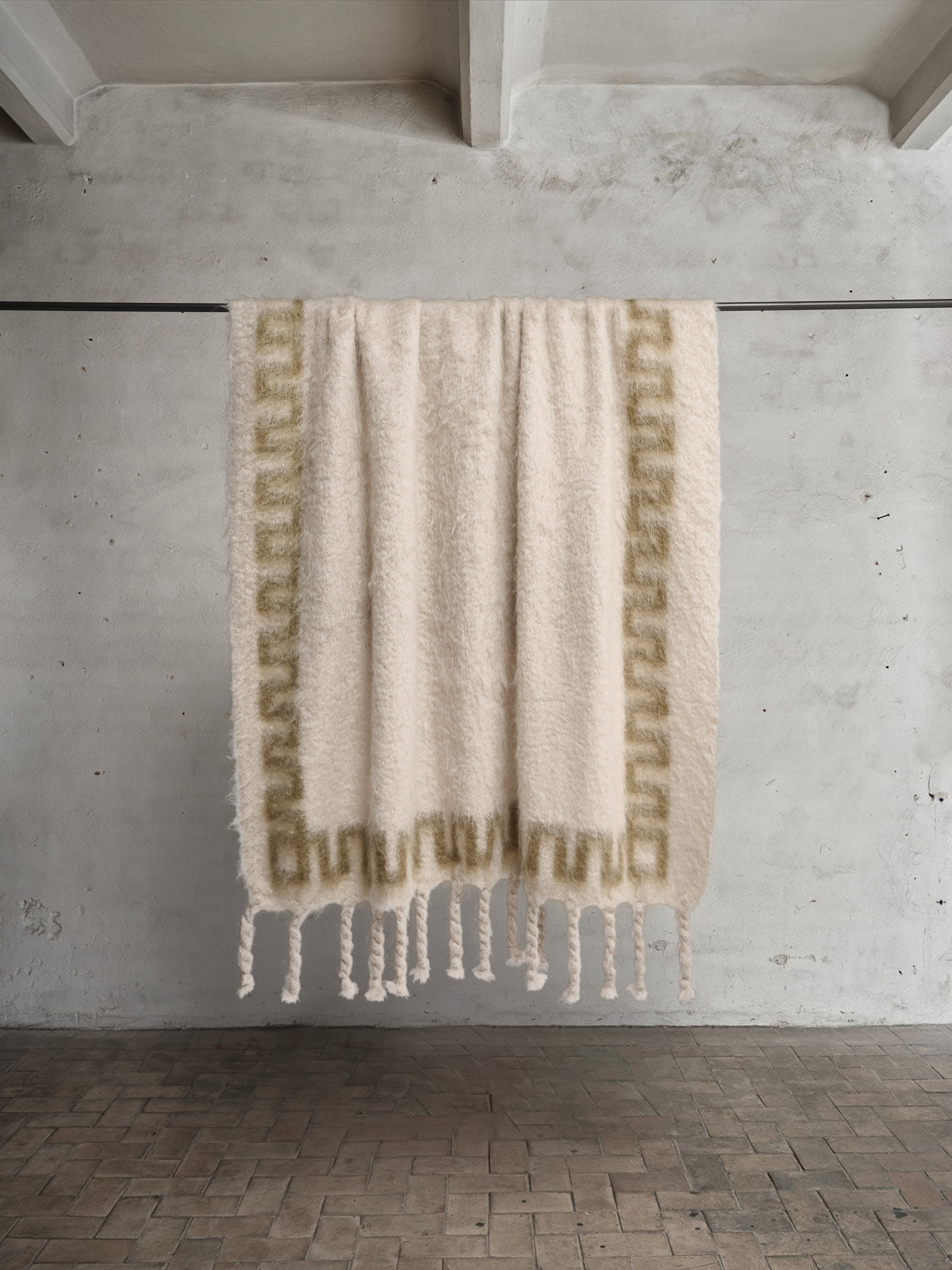 Frame Mohair Throw