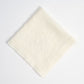 Floral linen tablecloth, white